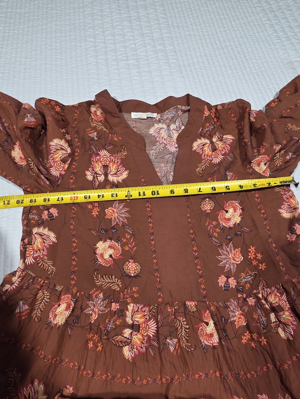 Figueroa &flower Floral Dress XL - Picture 3 of 5
